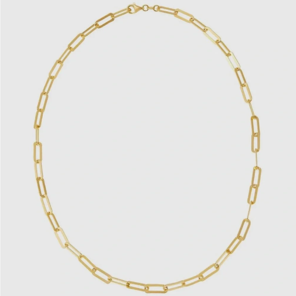 *SOLD*. Silpada 'Golden Paperclip' Chain Necklace NEW in box with pouch - Picture 6 of 10